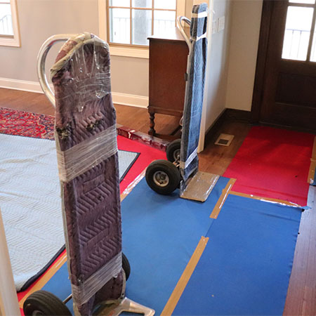 Furniture moving.
